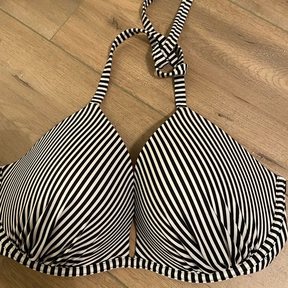 NWOT Striped Bikini Top - Picture 3 of 7